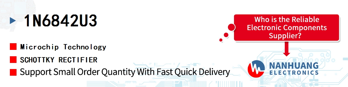 1N6842U3 Microchip SCHOTTKY RECTIFIER