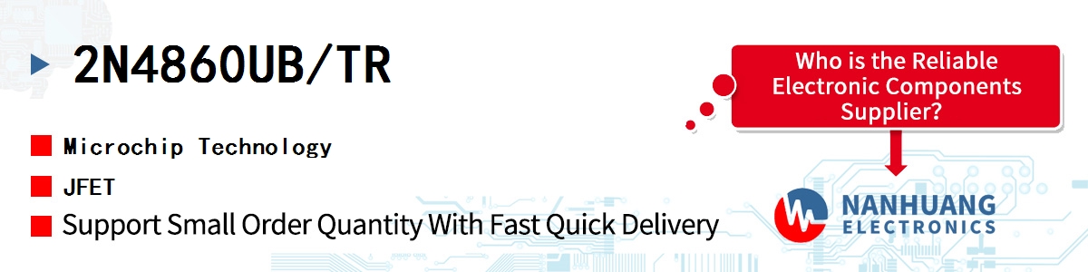 2N4860UB/TR Microchip JFET