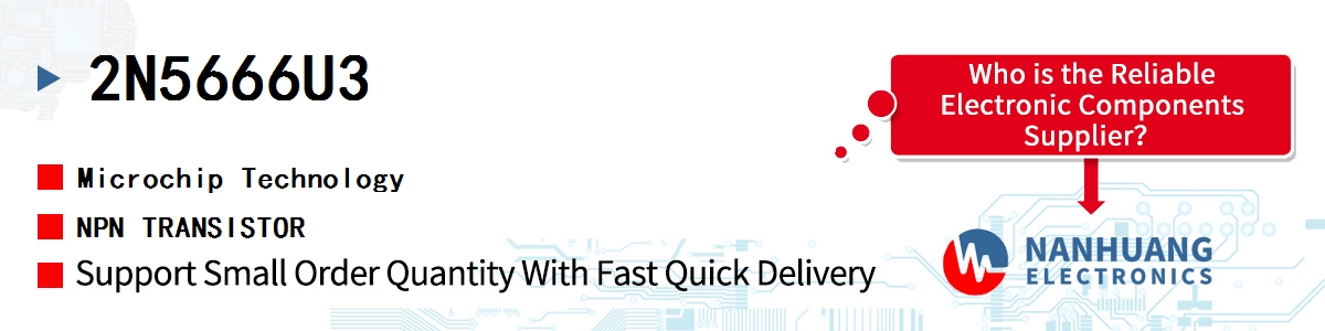 2N5666U3 Microchip NPN TRANSISTOR