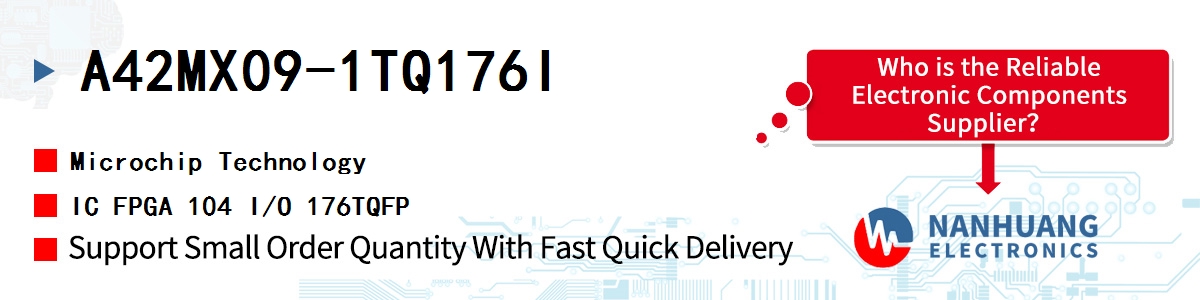 A42MX09-1TQ176I Microchip IC FPGA 104 I/O 176TQFP