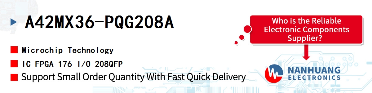 A42MX36-PQG208A Microchip IC FPGA 176 I/O 208QFP