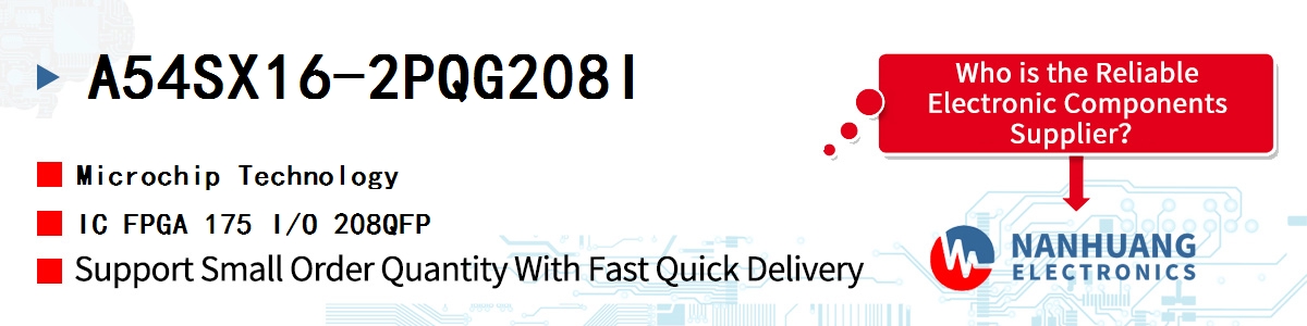 A54SX16-2PQG208I Microchip IC FPGA 175 I/O 208QFP