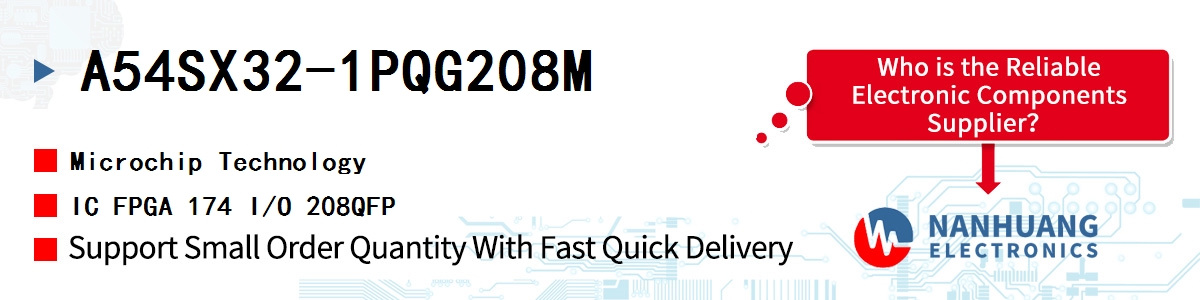 A54SX32-1PQG208M Microchip IC FPGA 174 I/O 208QFP