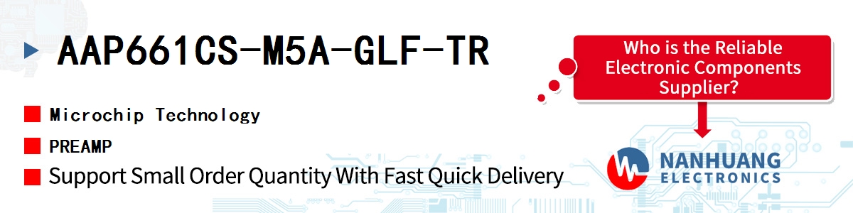 AAP661CS-M5A-GLF-TR Microchip PREAMP