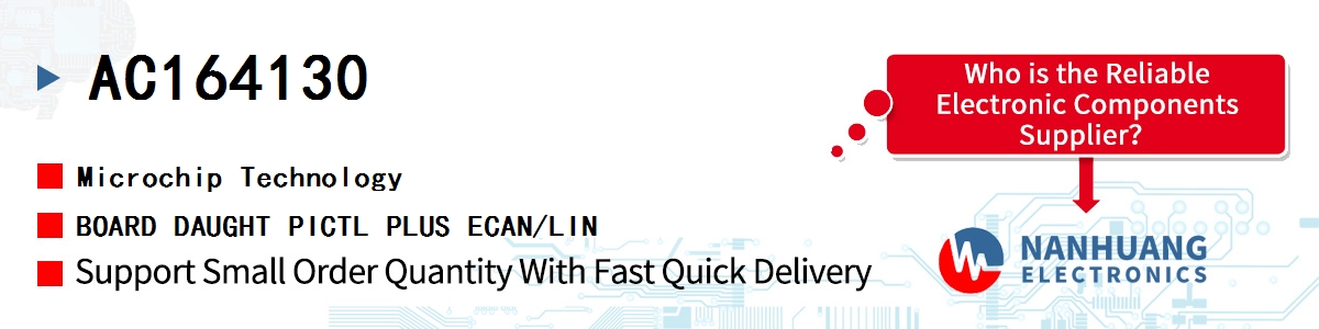 AC164130 Microchip BOARD DAUGHT PICTL PLUS ECAN/LIN