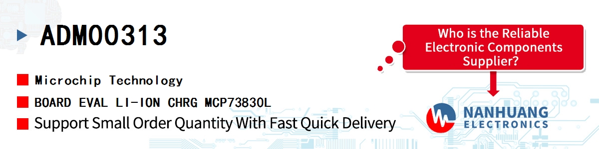 ADM00313 Microchip BOARD EVAL LI-ION CHRG MCP73830L