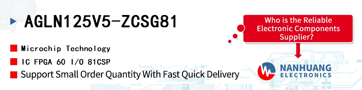 AGLN125V5-ZCSG81 Microchip IC FPGA 60 I/O 81CSP