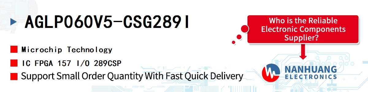 AGLP060V5-CSG289I Microchip IC FPGA 157 I/O 289CSP