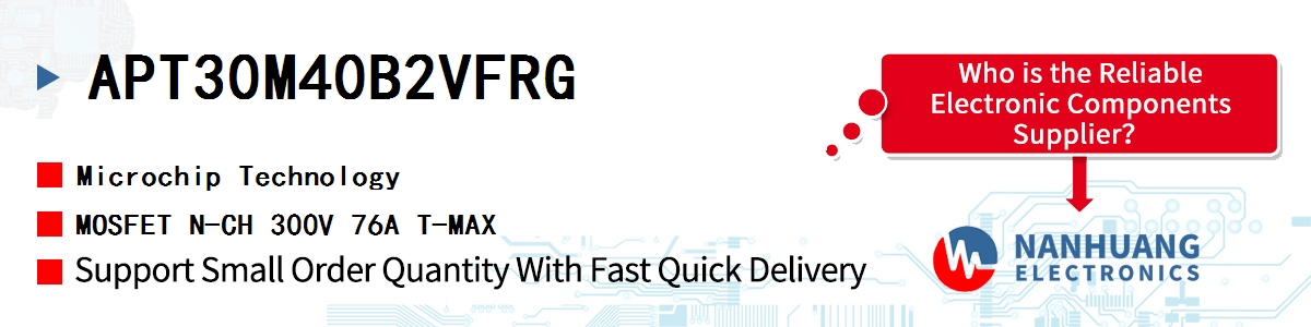 APT30M40B2VFRG Microchip MOSFET N-CH 300V 76A T-MAX