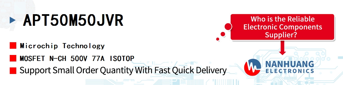 APT50M50JVR Microchip MOSFET N-CH 500V 77A ISOTOP