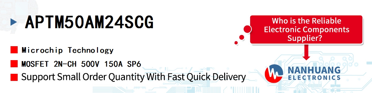APTM50AM24SCG Microchip MOSFET 2N-CH 500V 150A SP6