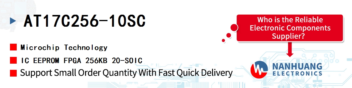 AT17C256-10SC Microchip IC EEPROM FPGA 256KB 20-SOIC