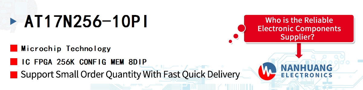 AT17N256-10PI Microchip IC FPGA 256K CONFIG MEM 8DIP