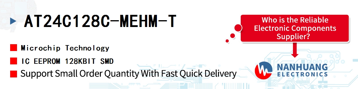 AT24C128C-MEHM-T Microchip IC EEPROM 128KBIT SMD