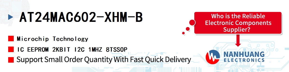 AT24MAC602-XHM-B Microchip IC EEPROM 2KBIT I2C 1MHZ 8TSSOP