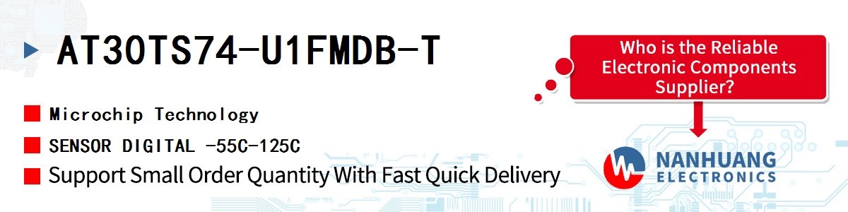 AT30TS74-U1FMDB-T Microchip SENSOR DIGITAL -55C-125C