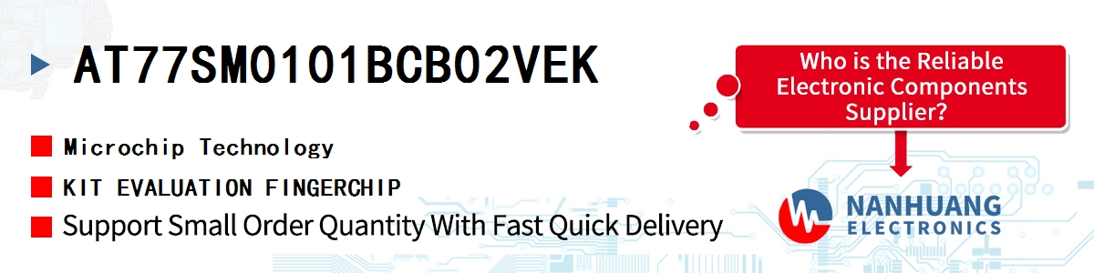 AT77SM0101BCB02VEK Microchip KIT EVALUATION FINGERCHIP