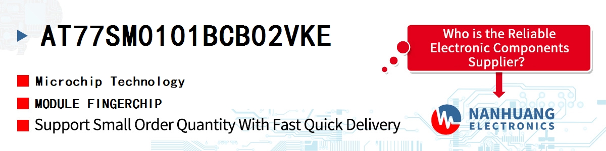 AT77SM0101BCB02VKE Microchip MODULE FINGERCHIP