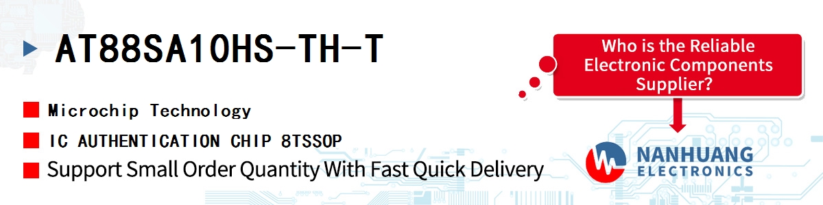 AT88SA10HS-TH-T Microchip IC AUTHENTICATION CHIP 8TSSOP