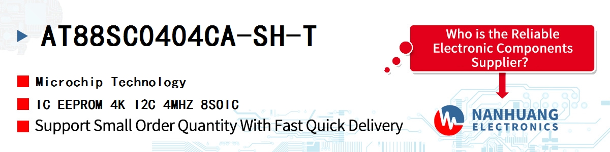 AT88SC0404CA-SH-T Microchip IC EEPROM 4K I2C 4MHZ 8SOIC