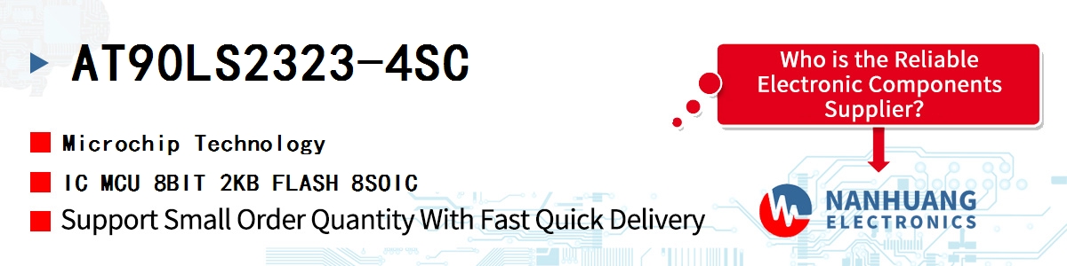 AT90LS2323-4SC Microchip IC MCU 8BIT 2KB FLASH 8SOIC