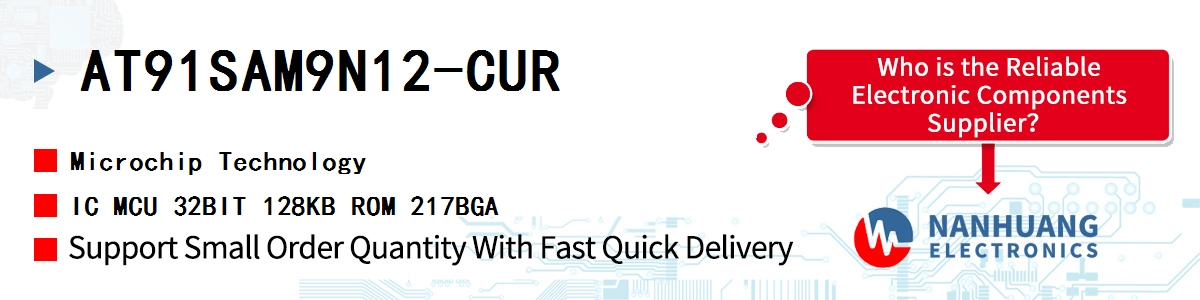 AT91SAM9N12-CUR Microchip IC MCU 32BIT 128KB ROM 217BGA