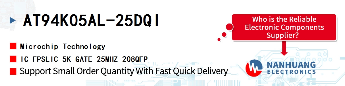 AT94K05AL-25DQI Microchip IC FPSLIC 5K GATE 25MHZ 208QFP