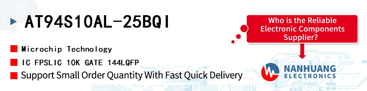 AT94S10AL-25BQI Microchip IC FPSLIC 10K GATE 144LQFP