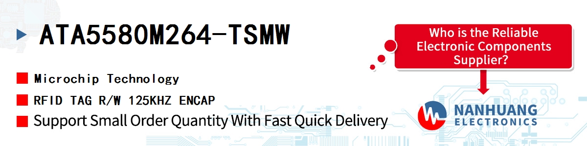 ATA5580M264-TSMW Microchip RFID TAG R/W 125KHZ ENCAP