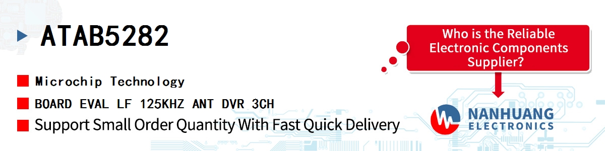 ATAB5282 Microchip BOARD EVAL LF 125KHZ ANT DVR 3CH