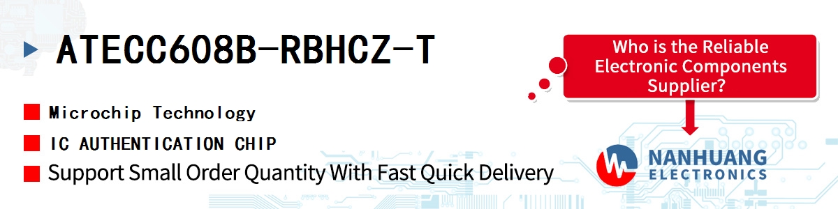 ATECC608B-RBHCZ-T Microchip IC AUTHENTICATION CHIP