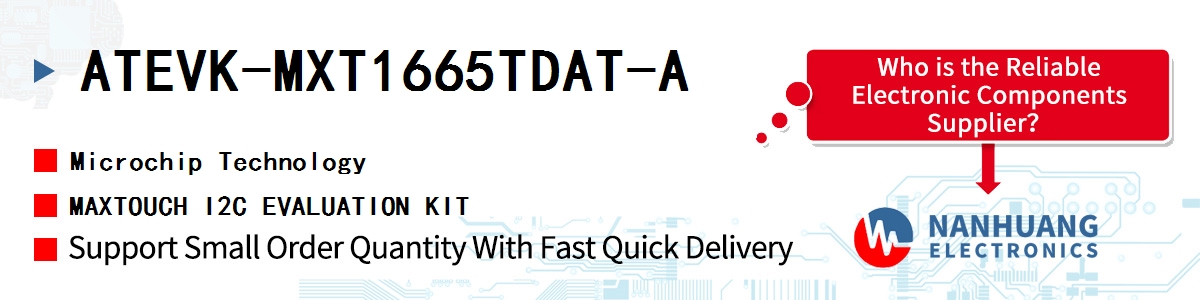 ATEVK-MXT1665TDAT-A Microchip MAXTOUCH I2C EVALUATION KIT
