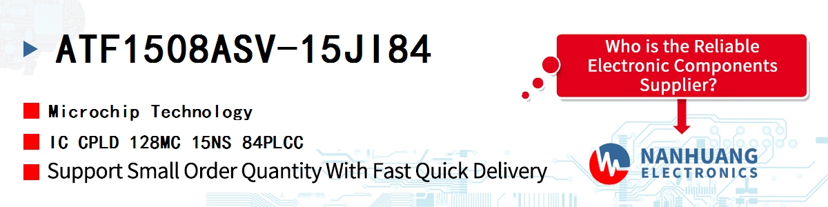 ATF1508ASV-15JI84 Microchip IC CPLD 128MC 15NS 84PLCC