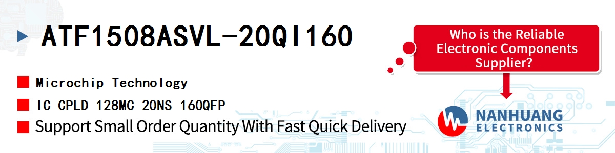 ATF1508ASVL-20QI160 Microchip IC CPLD 128MC 20NS 160QFP
