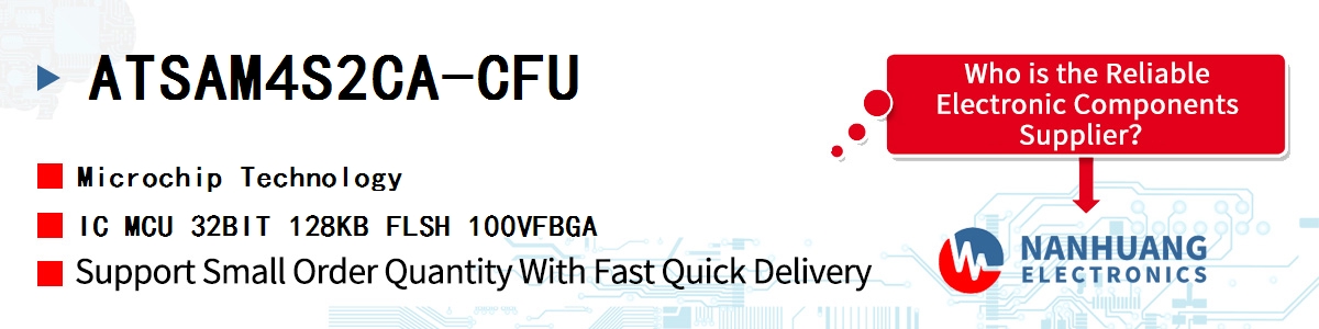 ATSAM4S2CA-CFU Microchip IC MCU 32BIT 128KB FLSH 100VFBGA