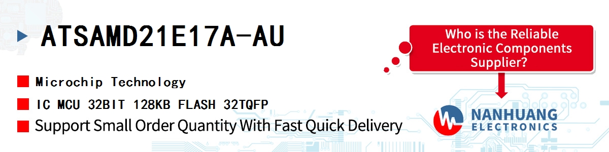 ATSAMD21E17A-AU Microchip IC MCU 32BIT 128KB FLASH 32TQFP