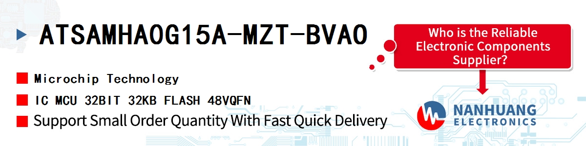 ATSAMHA0G15A-MZT-BVAO Microchip IC MCU 32BIT 32KB FLASH 48VQFN