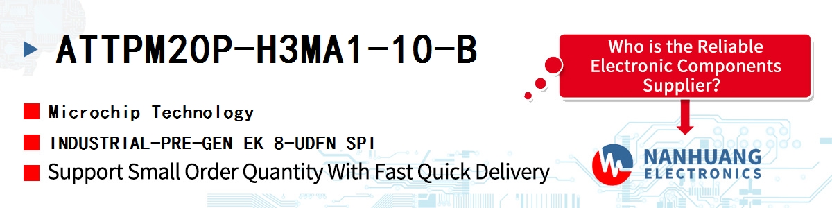 ATTPM20P-H3MA1-10-B Microchip INDUSTRIAL-PRE-GEN EK 8-UDFN SPI