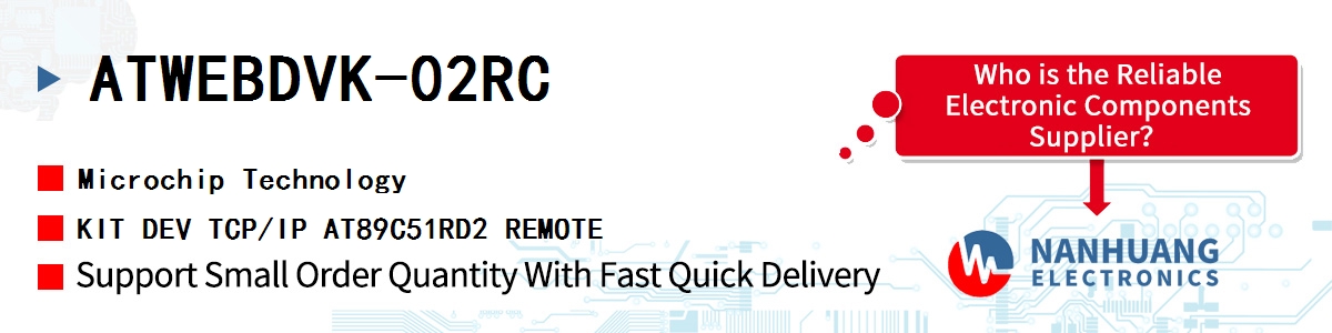 ATWEBDVK-02RC Microchip KIT DEV TCP/IP AT89C51RD2 REMOTE