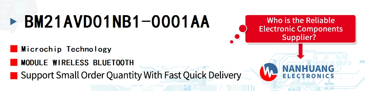 BM21AVD01NB1-0001AA Microchip MODULE WIRELESS BLUETOOTH