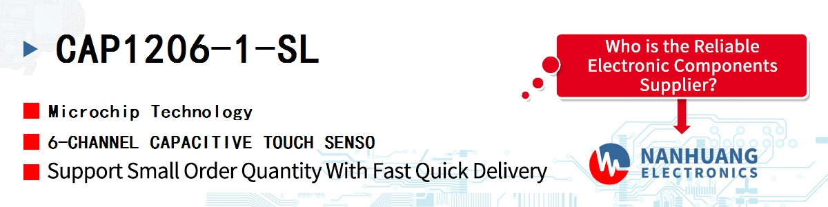 CAP1206-1-SL Microchip 6-CHANNEL CAPACITIVE TOUCH SENSO