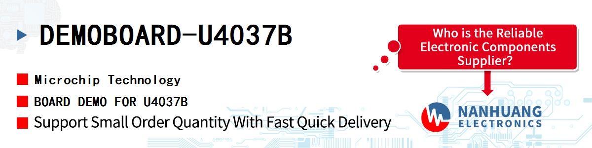 DEMOBOARD-U4037B Microchip BOARD DEMO FOR U4037B