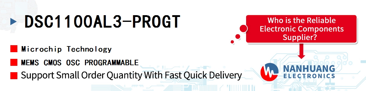 DSC1100AL3-PROGT Microchip MEMS CMOS OSC PROGRAMMABLE