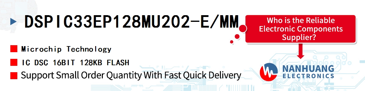 DSPIC33EP128MU202-E/MM Microchip IC DSC 16BIT 128KB FLASH