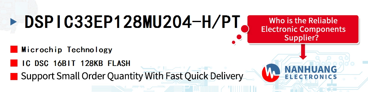 DSPIC33EP128MU204-H/PT Microchip IC DSC 16BIT 128KB FLASH
