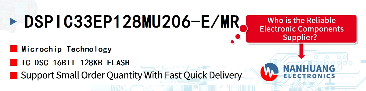 DSPIC33EP128MU206-E/MR Microchip IC DSC 16BIT 128KB FLASH