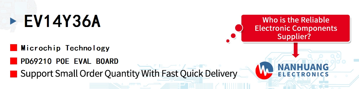 EV14Y36A Microchip PD69210 POE EVAL BOARD