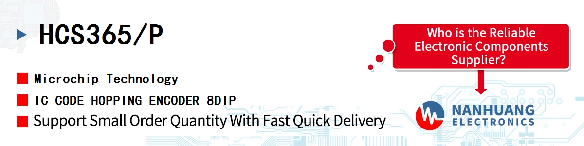 HCS365/P Microchip IC CODE HOPPING ENCODER 8DIP