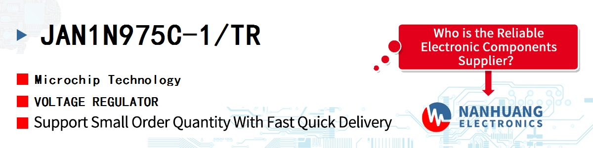 JAN1N975C-1/TR Microchip VOLTAGE REGULATOR