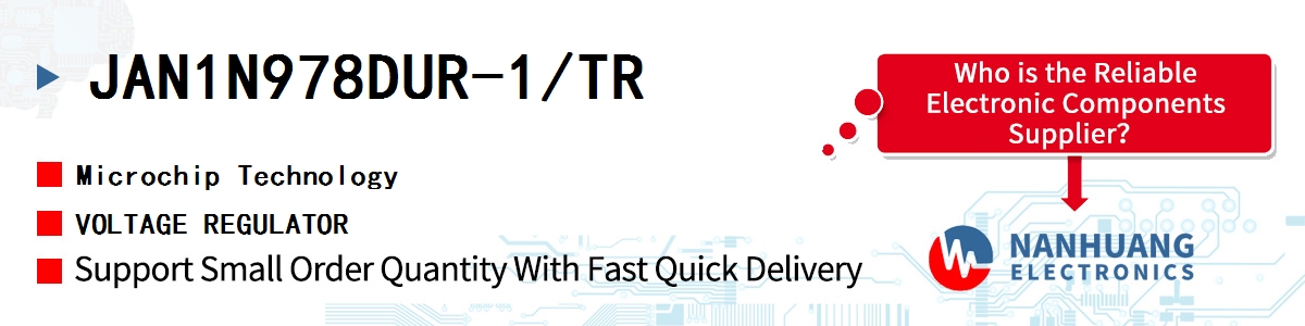 JAN1N978DUR-1/TR Microchip VOLTAGE REGULATOR